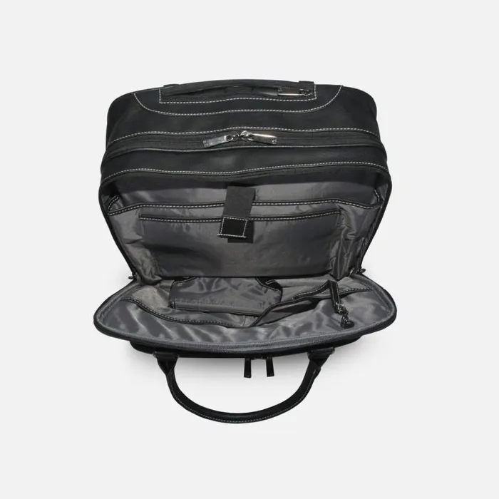 Double Compartment Top Zip 16034 Wheeled Computer Overnighter Black Men Kenneth Cole Bags Double Compartment Top Zip 16034 Wheeled Computer Overnighter Black Men Kenneth Cole Bags