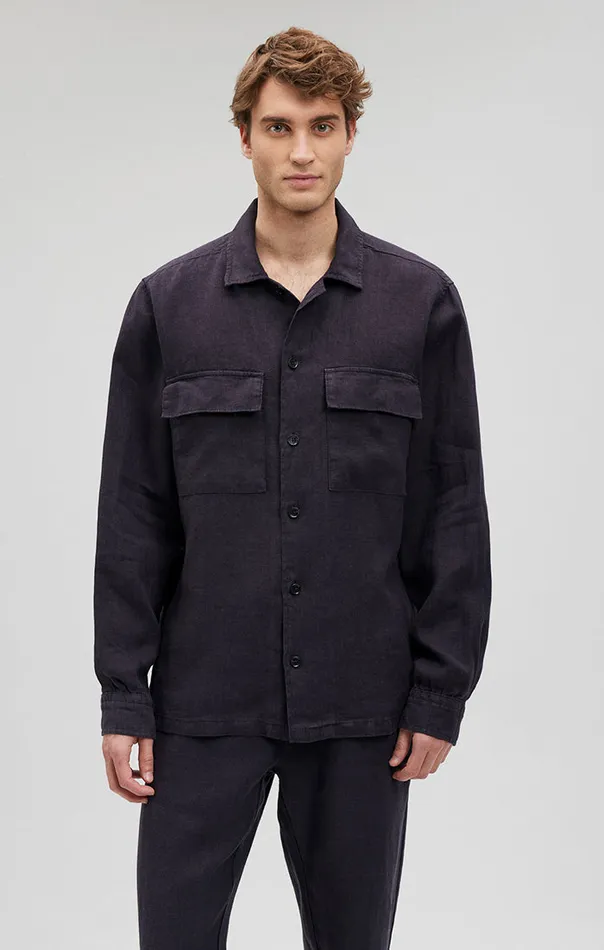 Double Pocket ButtonUp Shirt In Persicope Men Mavi Jeans TShirts Double Pocket ButtonUp Shirt In Persicope Men Mavi Jeans TShirts