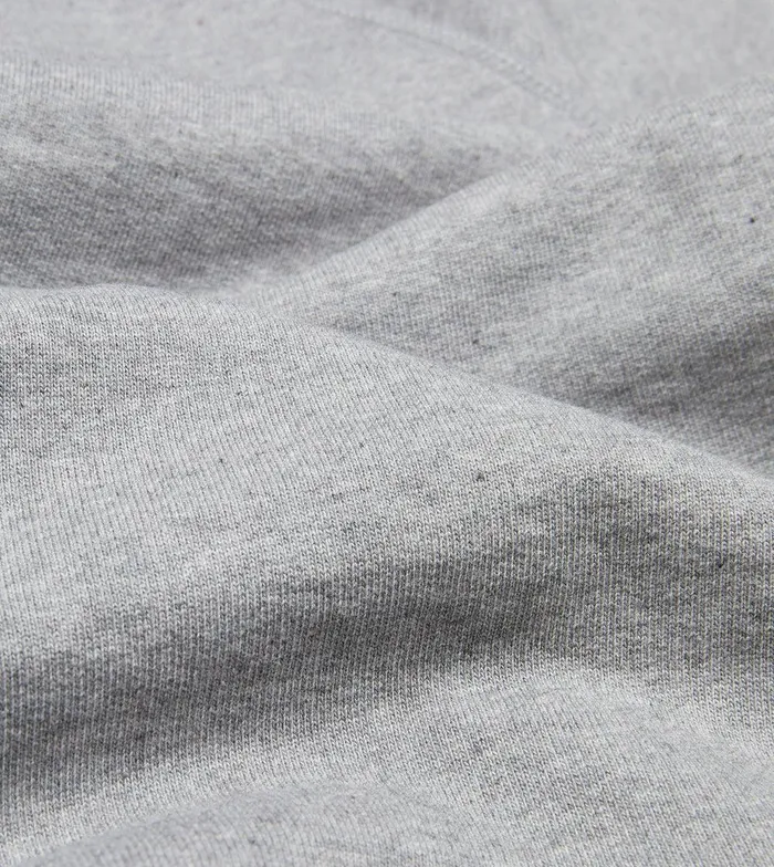 Drake039s Grey Melange Cotton Hooded Sweatshirt 8211 Clothing
