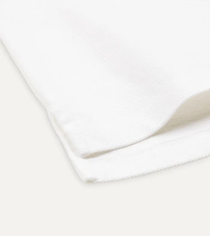 Drake039s White Piqu Cotton Polo Shirt 8211 Clothing