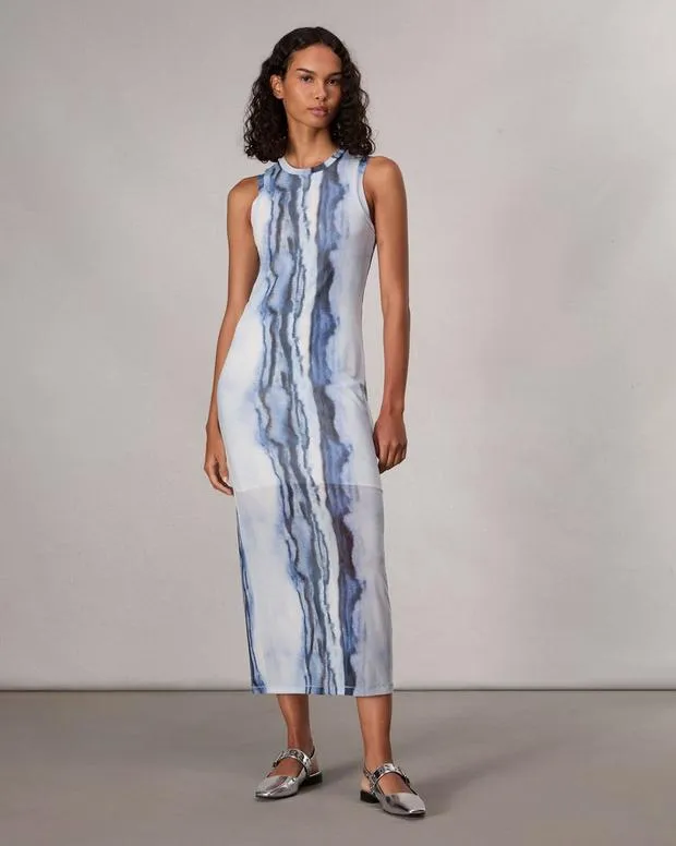 Dresses and Skirts Women Rag and Bone Yana Tank Dress Blue Multi