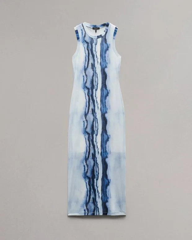 Dresses and Skirts Women Rag and Bone Yana Tank Dress Blue Multi
