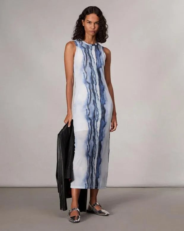 Dresses and Skirts Women Rag and Bone Yana Tank Dress Blue Multi