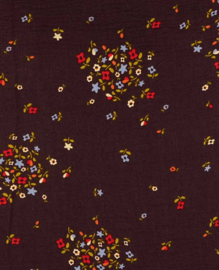 Dresses Manzana Tiered Long Sleeve Dress Carob Floral Print ToadandCo Women8217s