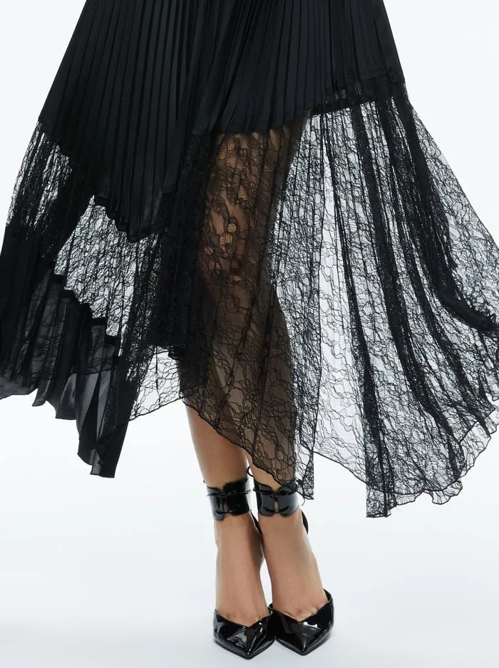 Dresses Women Alice Olivia Hannah Halter Maxi Dress Black