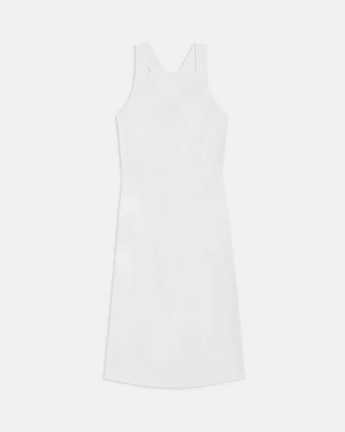 Dresses Women Theory Racerback Dress In Good Linen White