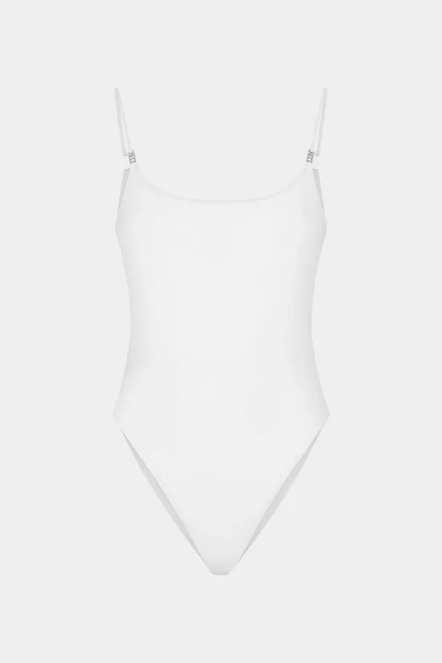 Dsquared2 Beachwear Be Icon One Piece White 8211 Women