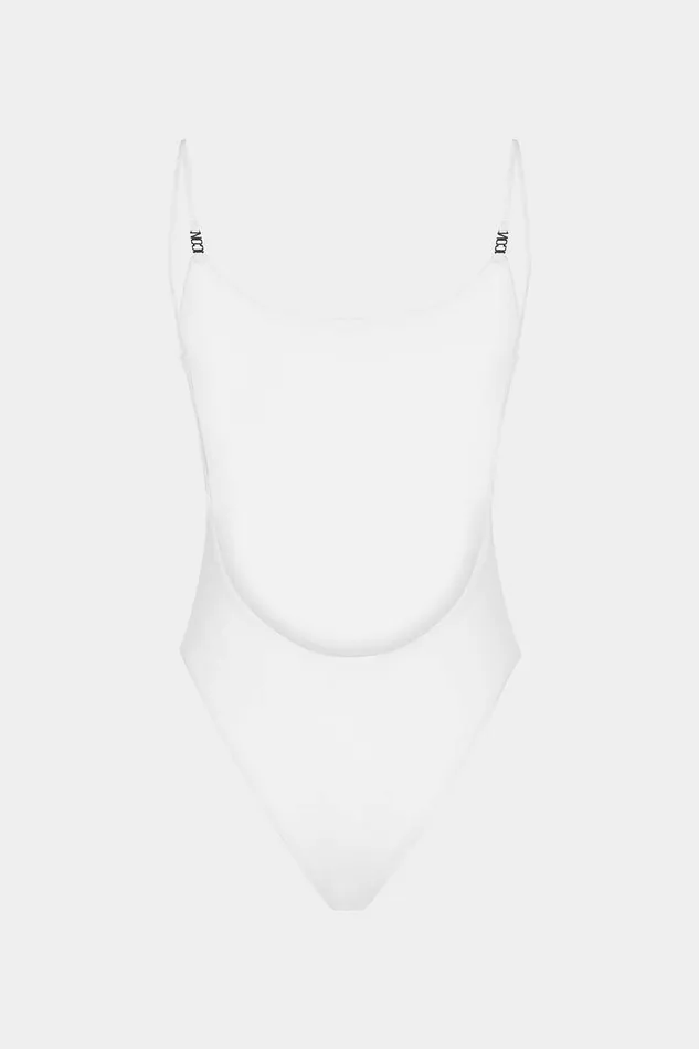 Dsquared2 Beachwear Be Icon One Piece White 8211 Women