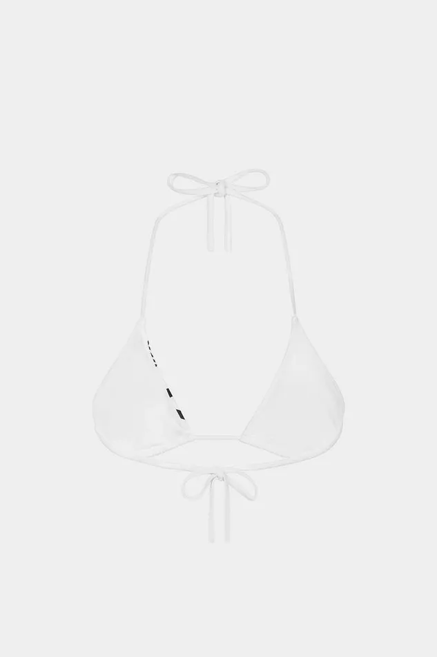 Dsquared2 Beachwear Be Icon Triangle Top White 8211 Women
