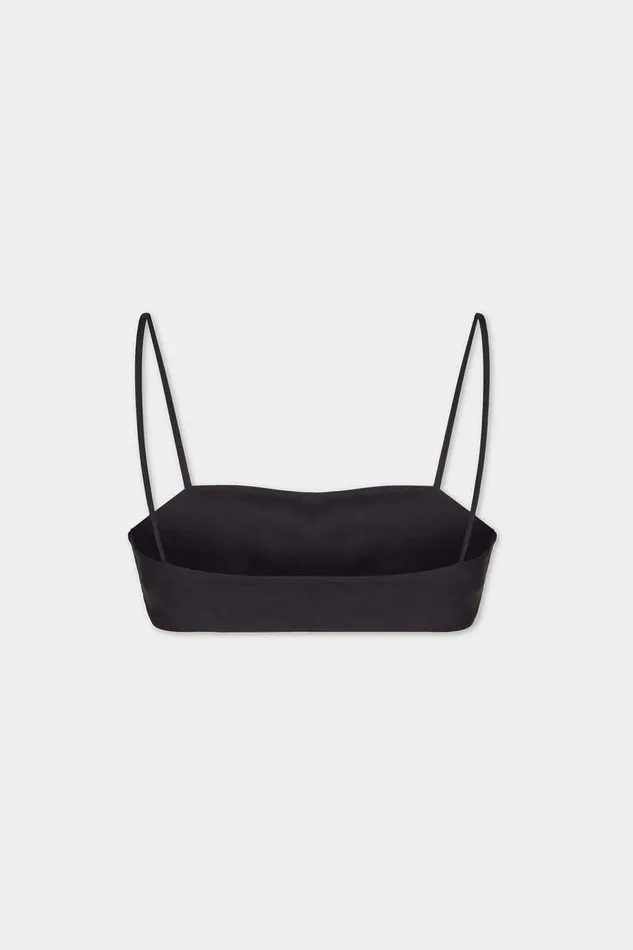 Dsquared2 Beachwear Icon Bandeau Top Black 8211 Women