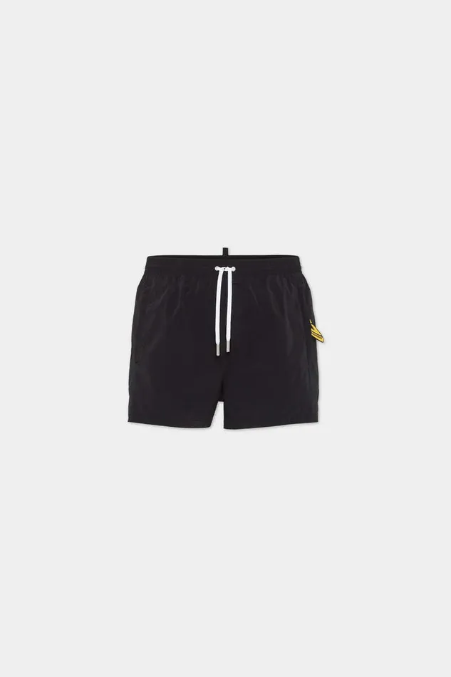 Dsquared2 Beachwear Icon New Generation Midi Swim Boxer Black 8211 Men
