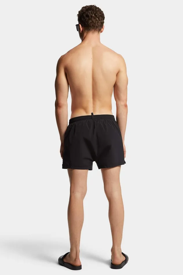 Dsquared2 Beachwear Icon New Generation Midi Swim Boxer Black 8211 Men