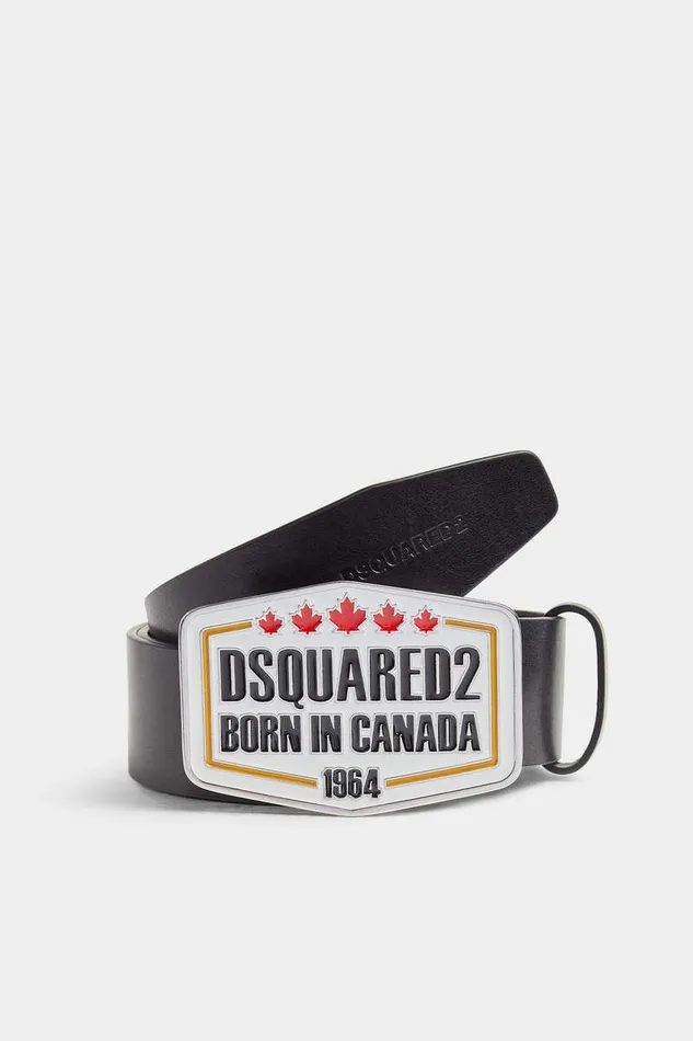 Dsquared2 Belts Plaque Belt Black 8211 Men