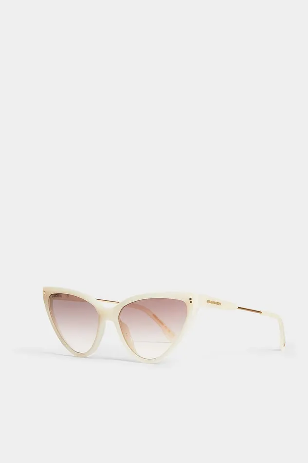 Dsquared2 Eyewear Hype Ivory Sunglasses White 8211 Women