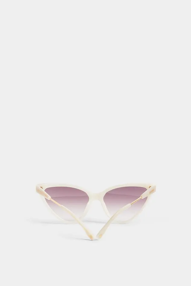 Dsquared2 Eyewear Hype Ivory Sunglasses White 8211 Women