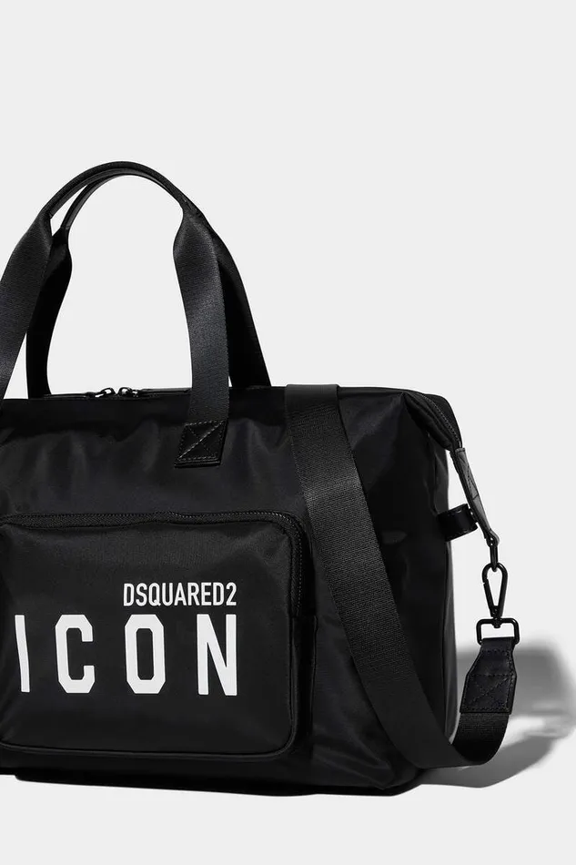 Dsquared2 Handbags Be Icon Duffle Black 8211 Men