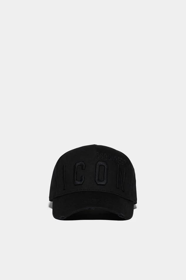 Dsquared2 Headwear Be Icon Baseball Cap Black 8211 MenWomen