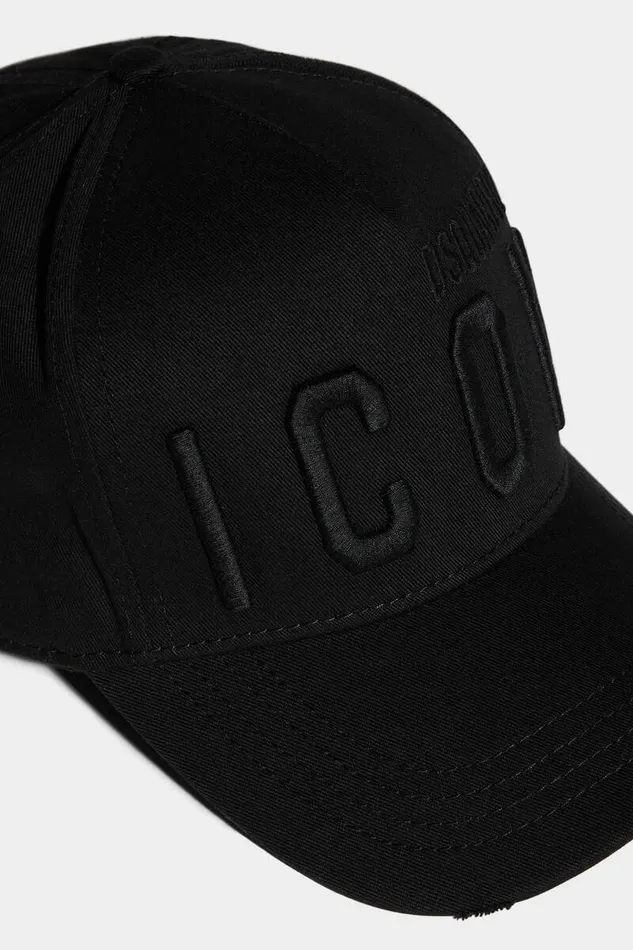 Dsquared2 Headwear Be Icon Baseball Cap Black 8211 MenWomen