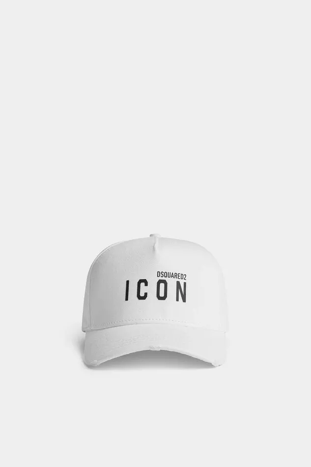 Dsquared2 Headwear Be Icon Baseball Cap White 8211 Men