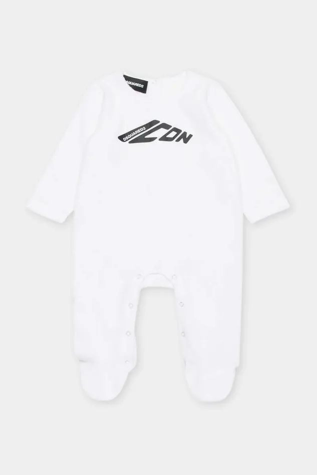 Dsquared2 Icon D2 Icon New Generation Baby Jumpsuit White 8211 Kids