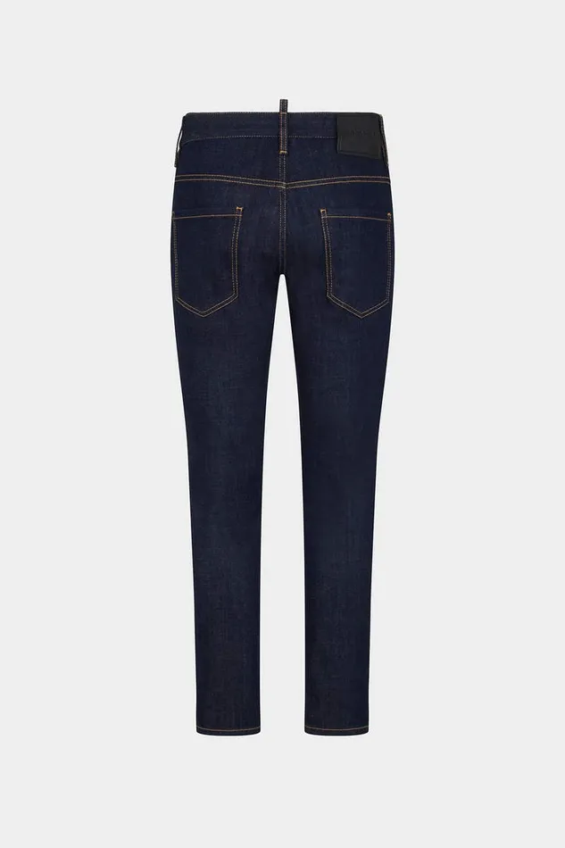 Dsquared2 Jeans Dark Rinse Wash Skater Jeans Navy 8211 Men