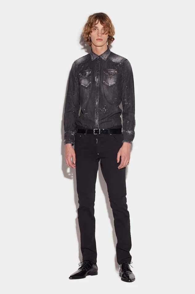 Dsquared2 Jeans Garment Dyed Cool Guy Jeans Black 8211 Men