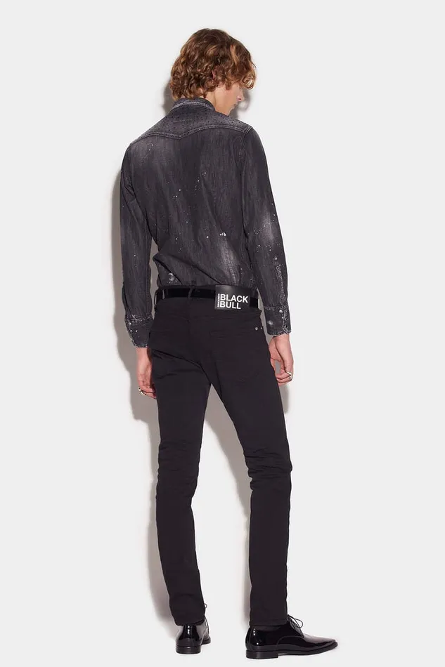 Dsquared2 Jeans Garment Dyed Cool Guy Jeans Black 8211 Men