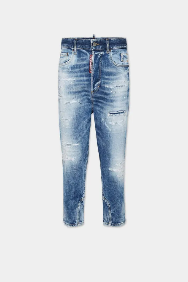 Dsquared2 Jeans Light Scarface Wash Baby Carpenter Jeans Navy 8211 Women