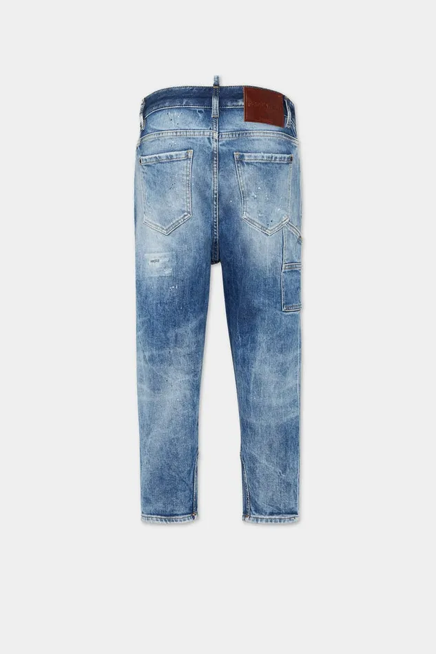 Dsquared2 Jeans Light Scarface Wash Baby Carpenter Jeans Navy 8211 Women