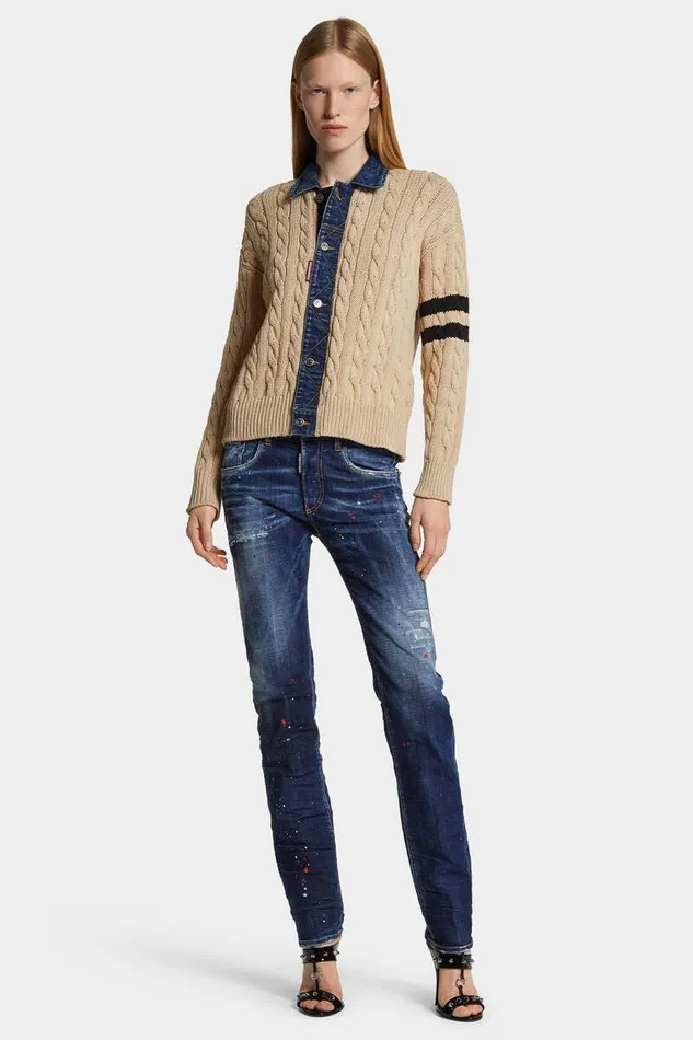 Dsquared2 Jeans Medium Easy Wash 247 Jeans Navy 8211 Women