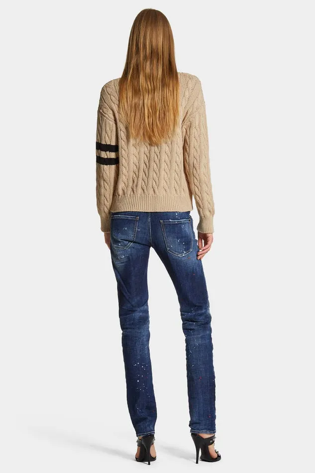 Dsquared2 Jeans Medium Easy Wash 247 Jeans Navy 8211 Women