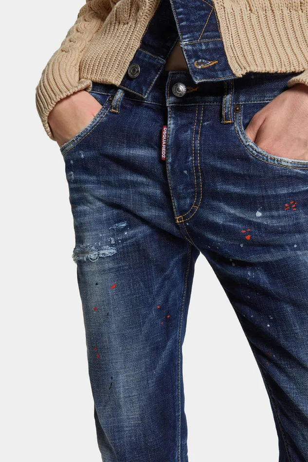 Dsquared2 Jeans Medium Easy Wash 247 Jeans Navy 8211 Women