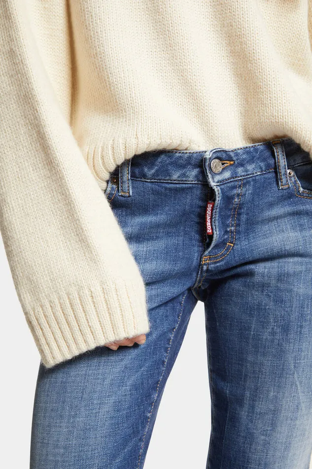 Dsquared2 Jeans Medium Easy Wash Jennifer Jeans Navy 8211 Women