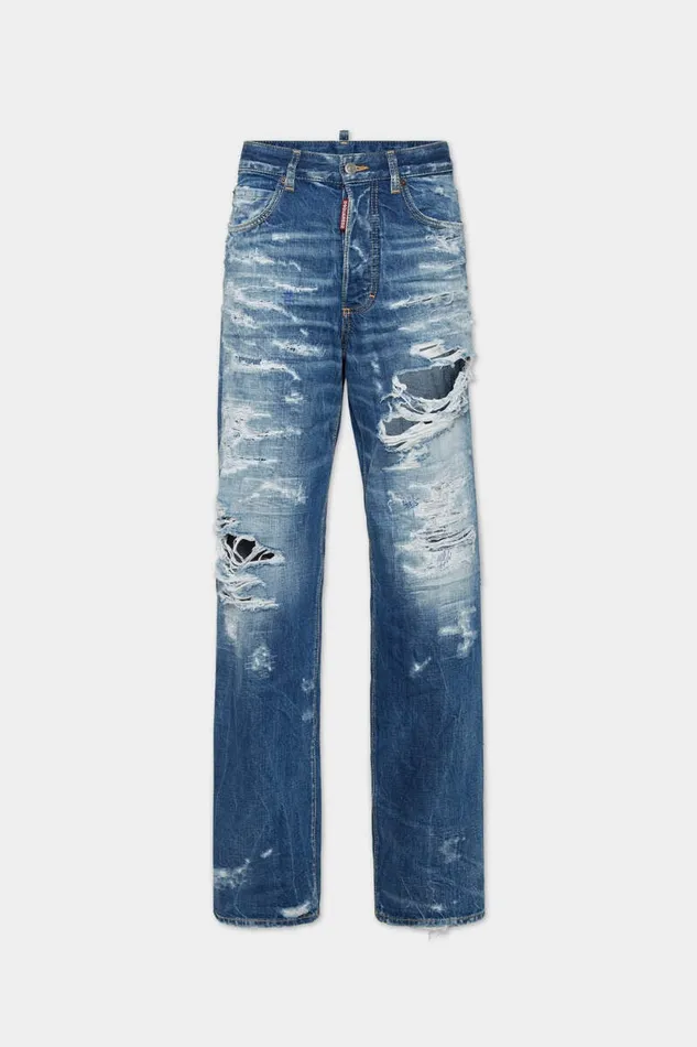 Dsquared2 Jeans Medium Super Ripped Wash San Diego Jeans Navy 8211 Women