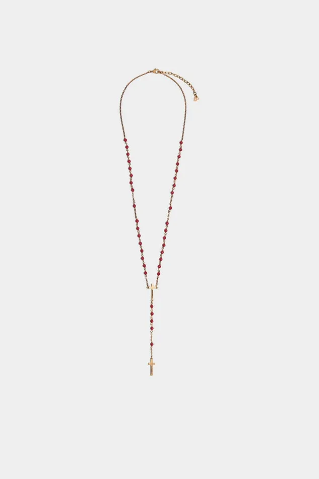 Dsquared2 Jewellery Jesus Necklace Red 8211 Men