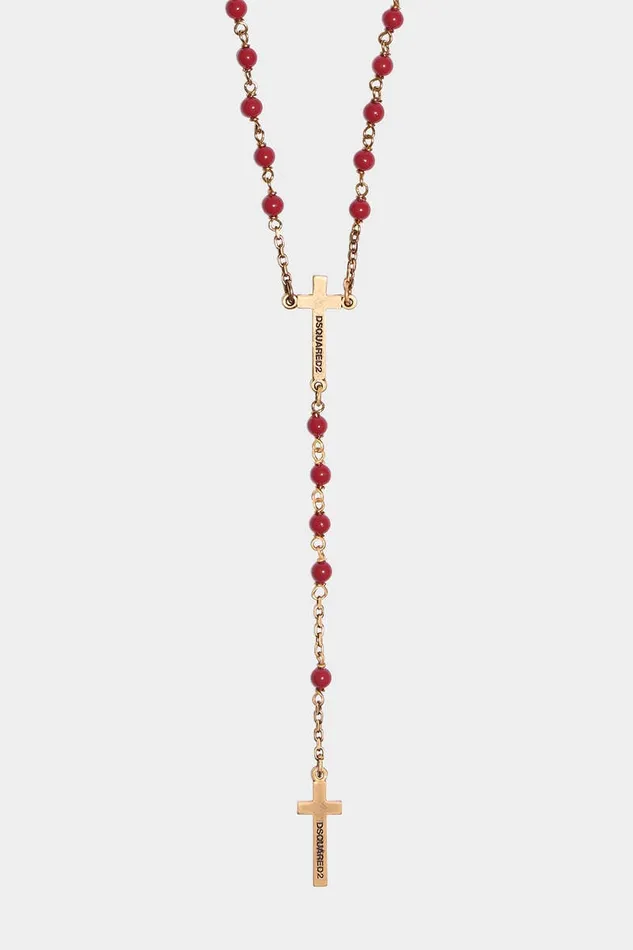 Dsquared2 Jewellery Jesus Necklace Red 8211 Men