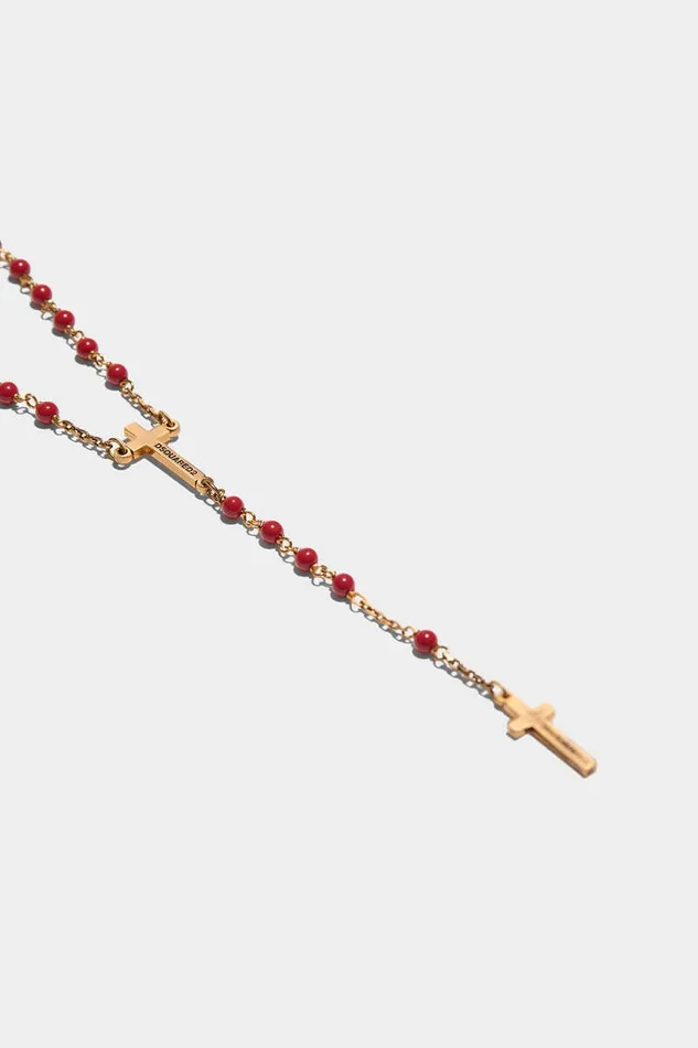 Dsquared2 Jewellery Jesus Necklace Red 8211 Men