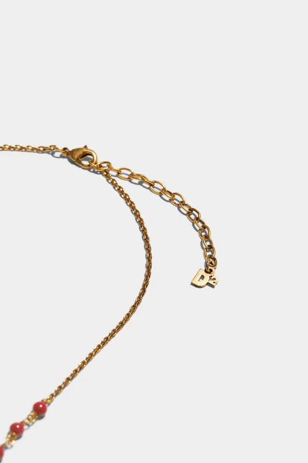 Dsquared2 Jewellery Jesus Necklace Red 8211 Men