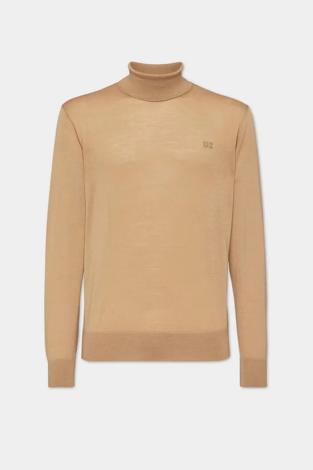 Dsquared2 Knitwear Turtleneck Pullover Beige 8211 Men