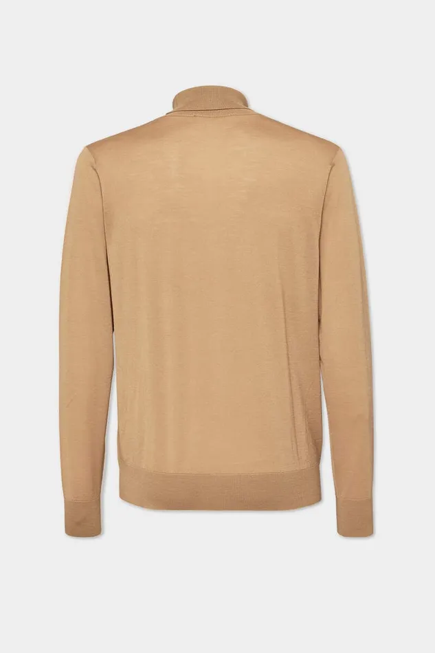 Dsquared2 Knitwear Turtleneck Pullover Beige 8211 Men
