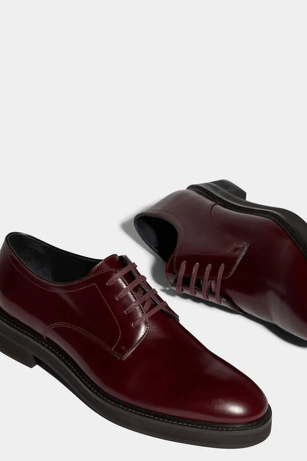 Dsquared2 Laced Shoes Bobo Lace Ups Bordeaux 8211 Men