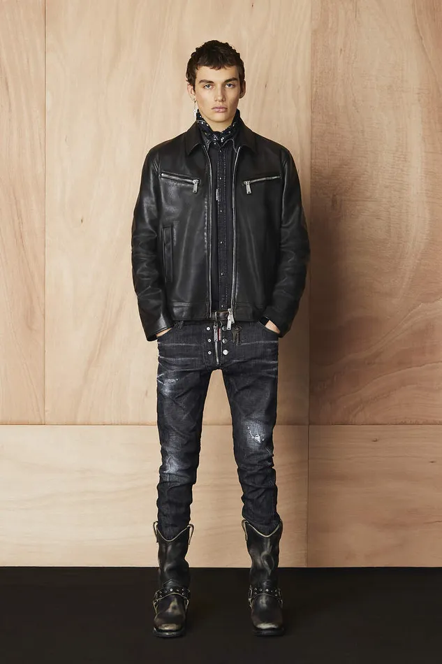 Dsquared2 Shirts Black Wash Classic Western Shirt 8211 Men