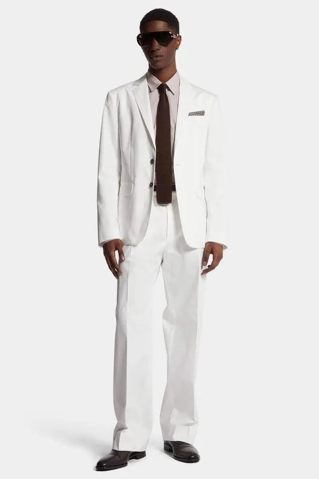 Dsquared2 Shirts Relax Dan MicroStriped Shirt Nude 8211 Men