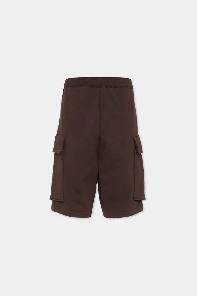 Dsquared2 Shorts Icon New Generation Balloon Cargo Shorts Dark Chocolate 8211 Men
