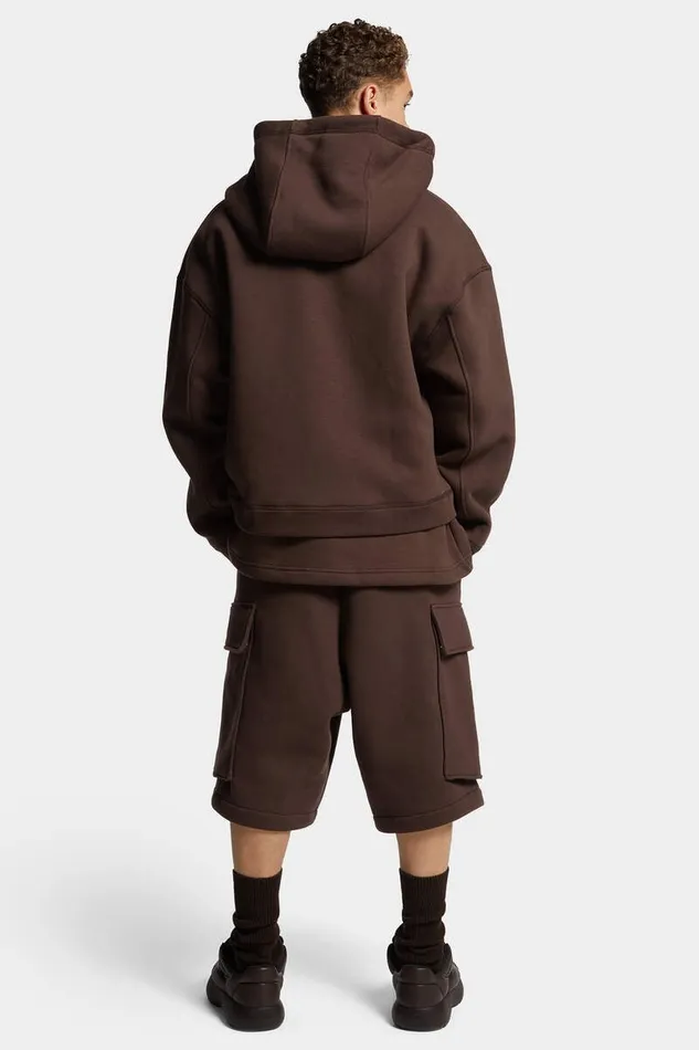 Dsquared2 Shorts Icon New Generation Balloon Cargo Shorts Dark Chocolate 8211 Men