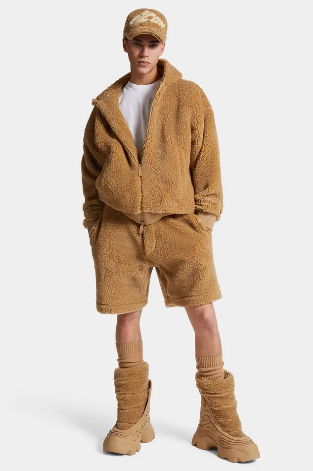Dsquared2 Shorts Icon New Generation Big Boxer Short Camel 8211 Men