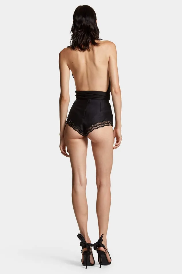 Dsquared2 Shorts Paris Hot Pants Black 8211 Women