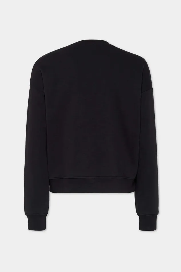 Dsquared2 Sweatshirts Cypro Fit Bead Sweatshirt Black 8211 Men