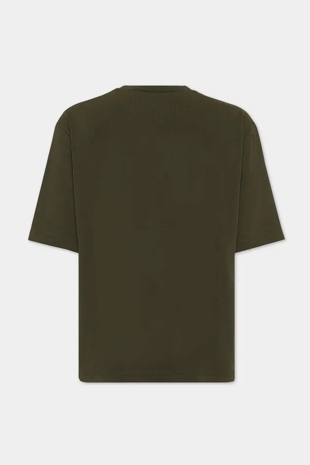Dsquared2 TShirts and Polo Loose Fit Phys Ed TShirt Beech Brown 8211 Men
