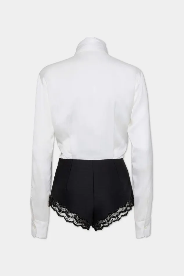 Dsquared2 Tops and TShirts Paris Bodysuit White 8211 Women